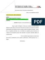 Oficios de CV de Postulantes