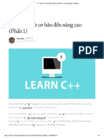 C++ OOP Từ Cơ Bản Đến Nâng Cao (Phần 1) - Blog