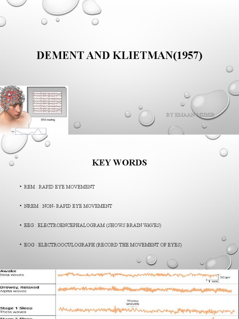 REM Sleep and Dream Recall Study | PDF | Rapid Eye Movement Sleep | Dream