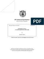 UP School of Economics: Discussion Papers