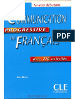 Livre Communication Progressive Du Francais Niveau Débutant - Compressed