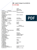 Period 13 - Unit 2 (Cont) Test: Ms Loan: 0908394288 Week 5 (From 11 To 16/10-21)