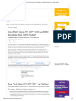 Cara Flash Oppo A71 (CPH1801) Via MSM Download Tool, 100% Tested!