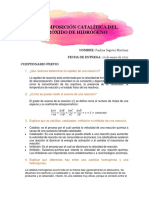 Cp10-Descomposición Catalítica Del Peróxido de Hidrógeno