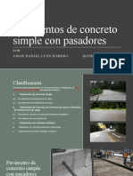 Pavimentos de Concreto Simple Con Pasadores