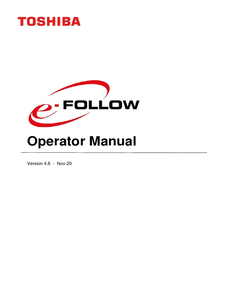 e-FOLLOW-Operator Manual EN 4.6 | PDF | Printer (Computing) | Transport  Layer Security