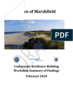 Marshfield MVP Summary of Findings Report Draft 2020