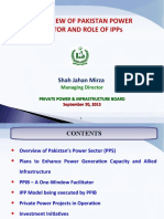 Overview of Pakistan Power Sector and Role of Ipps: Shah Jahan Mirza