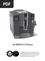 Jura C9 Manual