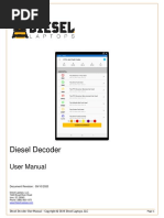 Diesel Decoder: User Manual