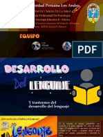 Desarrollo y Trastornos Del Lenguaje