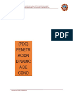penetracion dinamica de cono (PDC) pavimentos