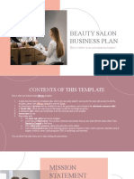 Beauty Salon Business Plan by Slidesgo