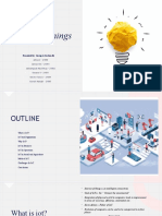 Internet of Things: Presented By: Group 4 (Section B)