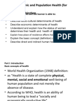 Social and Population Health (SPH)