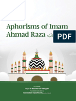 Aphorisms of Imam Ahmad Raza