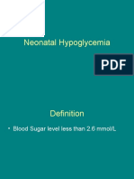 Hypoglycemia in Neonates