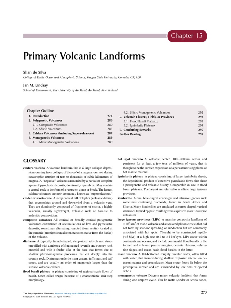 Primary Volcanic Landforms – Intrusive landforms – NBROL
