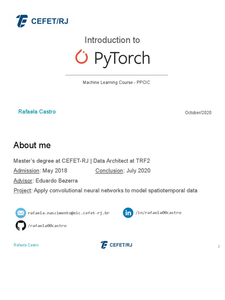 Introduction To PyTorch | PDF | Artificial Neural Network | Graphics ...