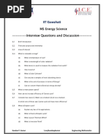 IIT, Guwahati (Interview Questions)- MS Energy Science