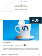 Analisis FODA - PIL Andina S.A