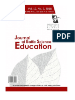 Journal of Baltic Science Education, Vol. 17, No. 5, 2018
