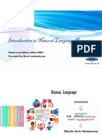 Introduction To Natural Language Processing: Pemrosesan Bahasa Alami (PBA) Presented By: Rosni Lumbantoruan