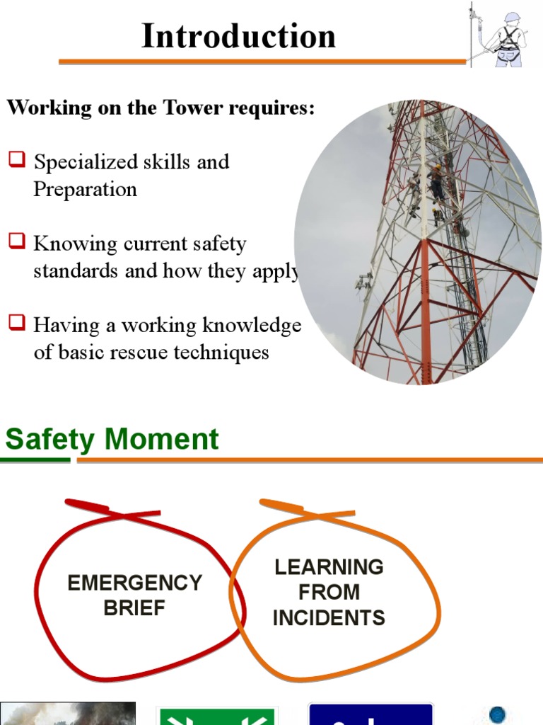 Tower Climbing Safety PDF Occupational Safety And Health Personal Protective Equipment