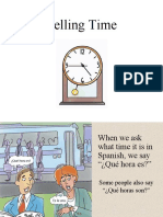 Telling Time in Spanish