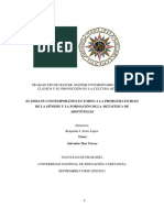 El Debate Contemporáneo en Torno A La Problematicidad de La Génesis y La Formación de La Metafísica de Aristóteles