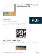 Reading Passage 1: Succeed in IELTS Volume 9