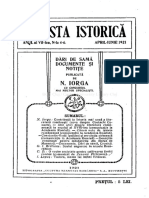 Revista Istorica NR 4-6 1921