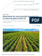 Brasil deve ter novo recorde de produção na safra de grãos 2020_21 — Português (Brasil)