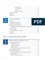 Part 2: Microsoft Word 2016: Create and Manage Files