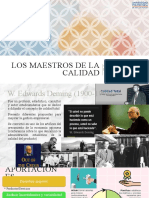 Los Maestros de La Calidad: Control de Calidad María Gabriela Mena Montejano 173397