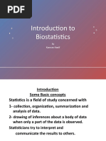 Introduction To Biostatistics1