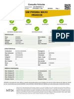 Consulta veicular GM Prisma Maxx 2010