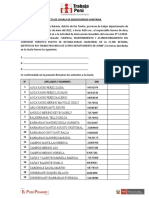 ACTA DE CHARLA DE BIOSEGURIDAD SANITARIA - 28 Junio