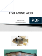 Fish Amino Acid: Prepared By: Georgie Bosquillos