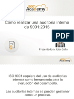 ISO 9001 2015 Internal Audits Webinar Presentation Deck