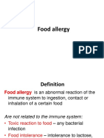 Food allergy diagnosis and treatment methods