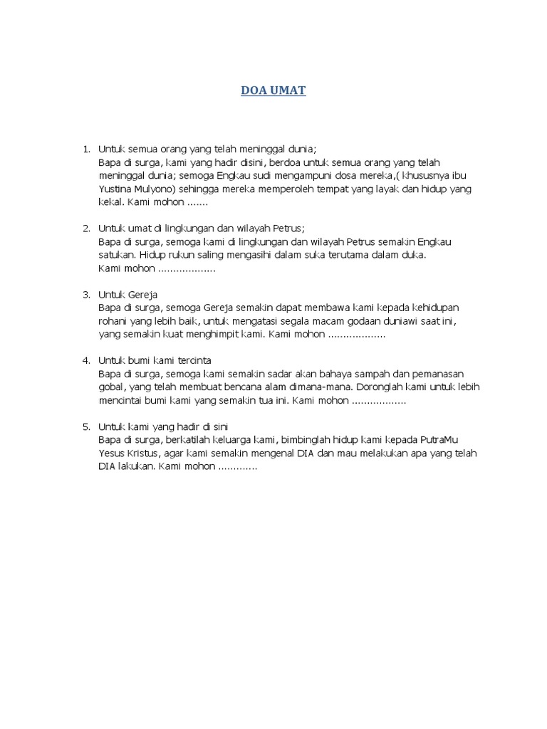 DOA UMAT