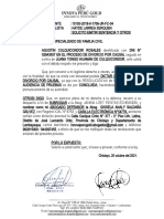 Solicitud de Emitir Sentencia y Otros