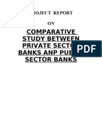 Comparative Study of The Public Sector Amp Private Sector Bank