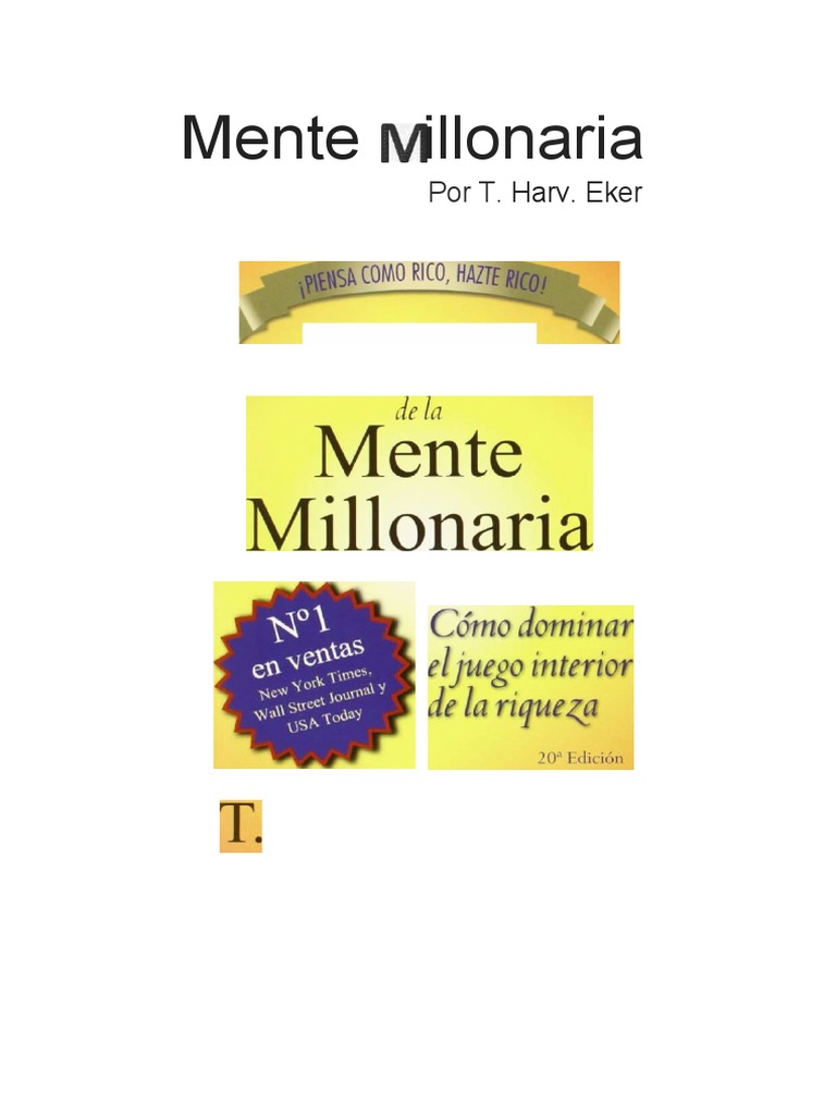 Curso de Finanzas y Mentalidad Millonaria | PDF | Mente | Finanzas ...