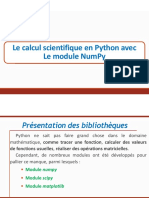 Le Module Numpy - Cours Detaillé