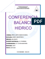 Conferencia Balance Hidrico