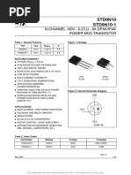 STD9N10 STD9N10-1: N-CHANNEL 100V - 0.23 - 9A Dpak/Ipak Power Mos Transistor