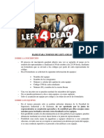 Bases para Torneo de Left 4 Dead: Sobre La Inscripción