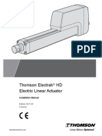 Thomson Electrak HD Electric Linear Actuator: Installation Manual
